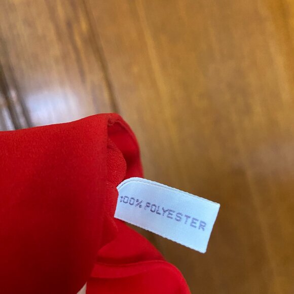 Red Vintage Blouse (Size 12) - Picture 5 of 5